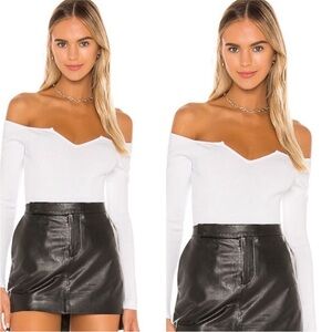 Superdown Ashton White Bodysuit